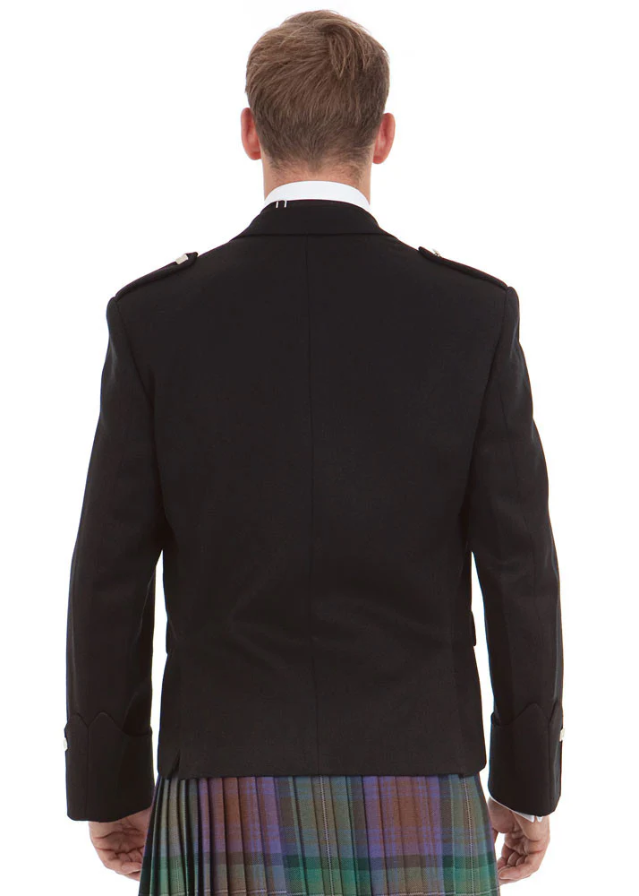 Kilt Society Essential - Black Argyll Jacket - Image 3