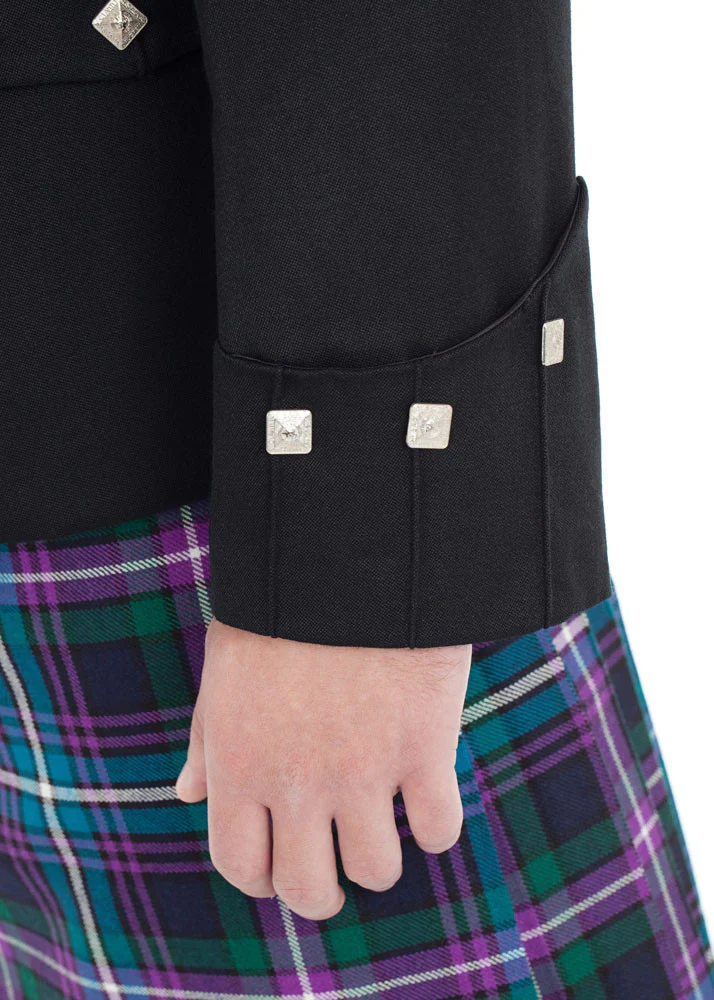 Kilt Society Essential - Black Argyll Jacket - Image 4