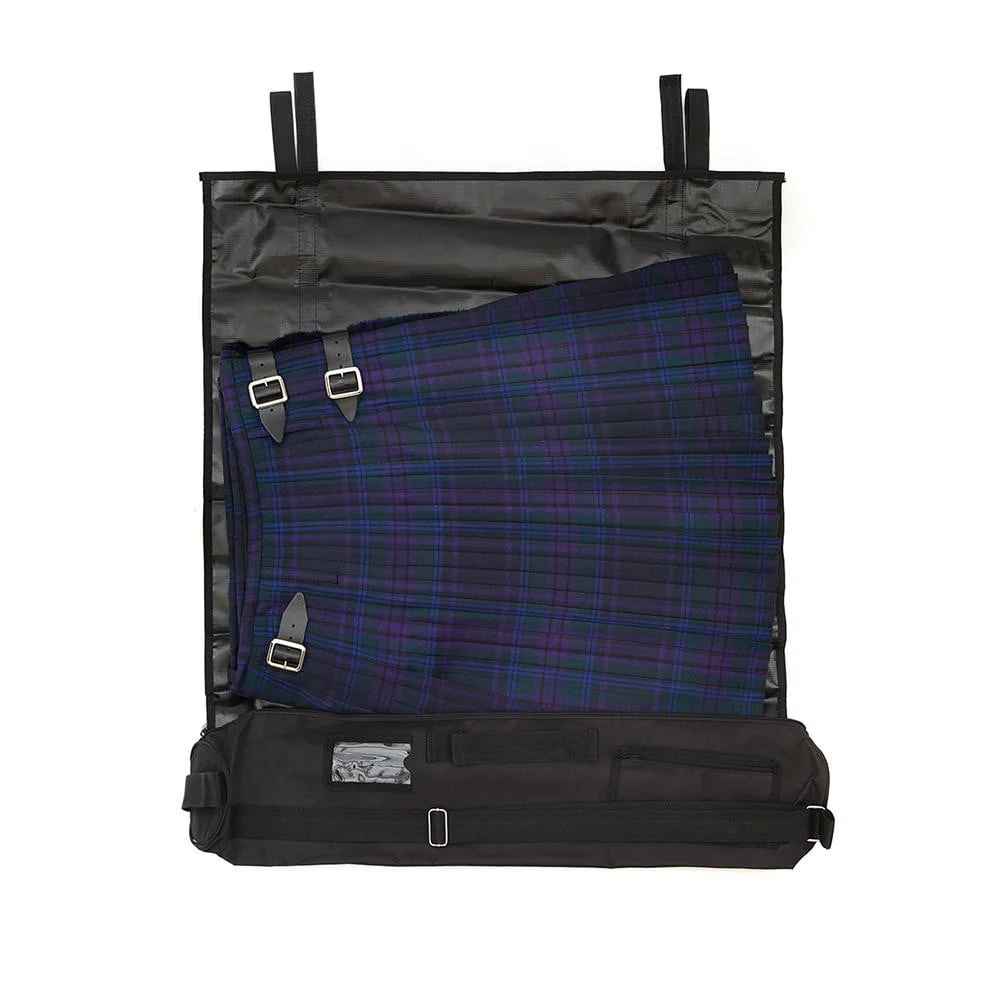 Black Polyester Kilt Roll