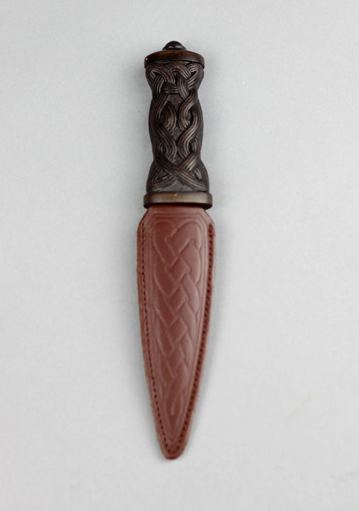 Celtic Brown Daywear Sgian Dubh - Image 3