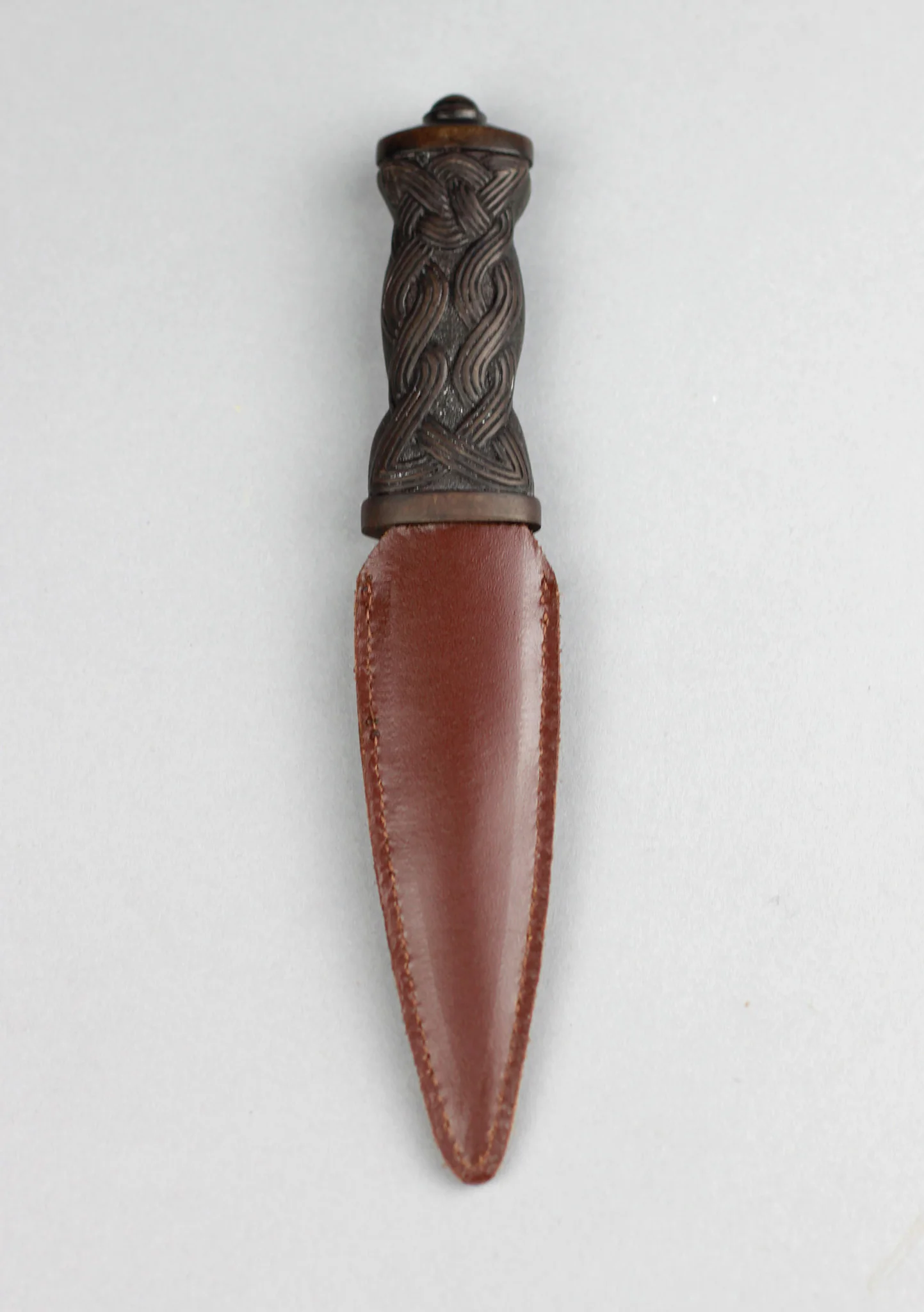 Celtic Brown Daywear Sgian Dubh - Image 4