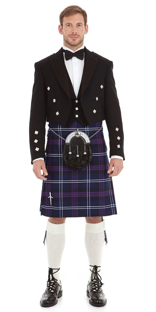 Custom Made Price Charlie Package - Lochcarron Braeriach 13oz 8 Yard Kilt