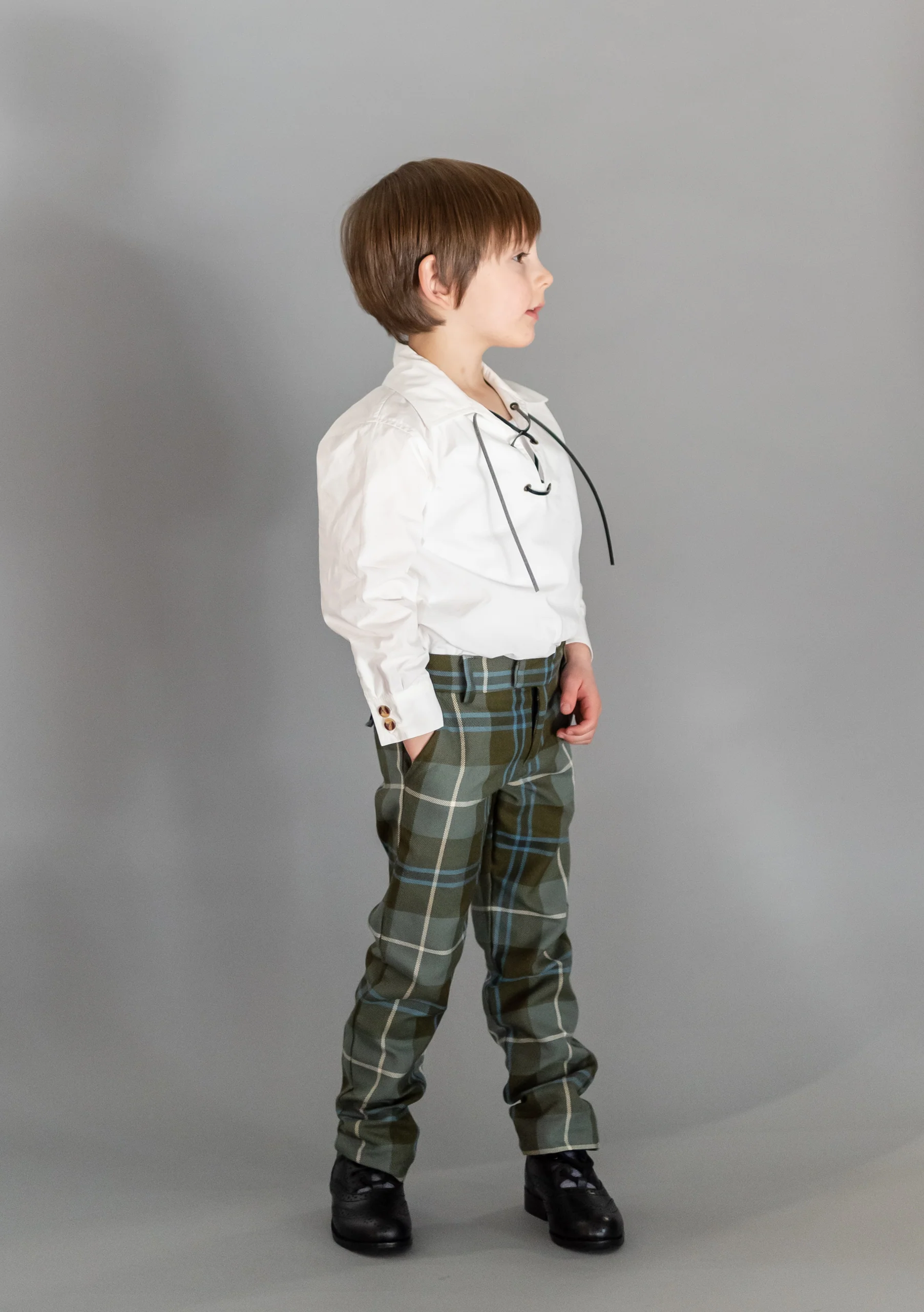 Douglas Weathered Tartan Kids Trews - Image 3