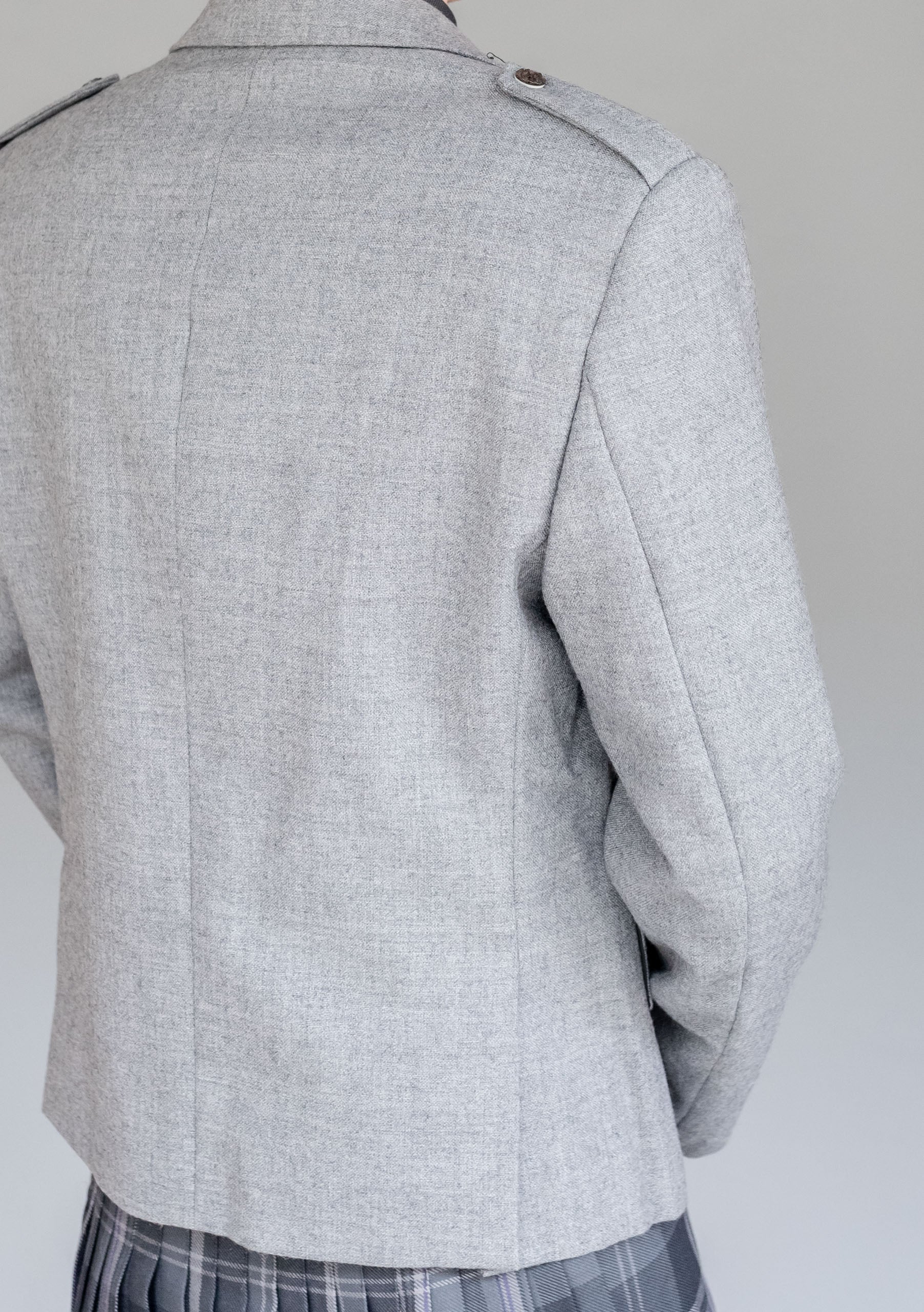 Light Grey Braemar Jacket & Vest - Image 5