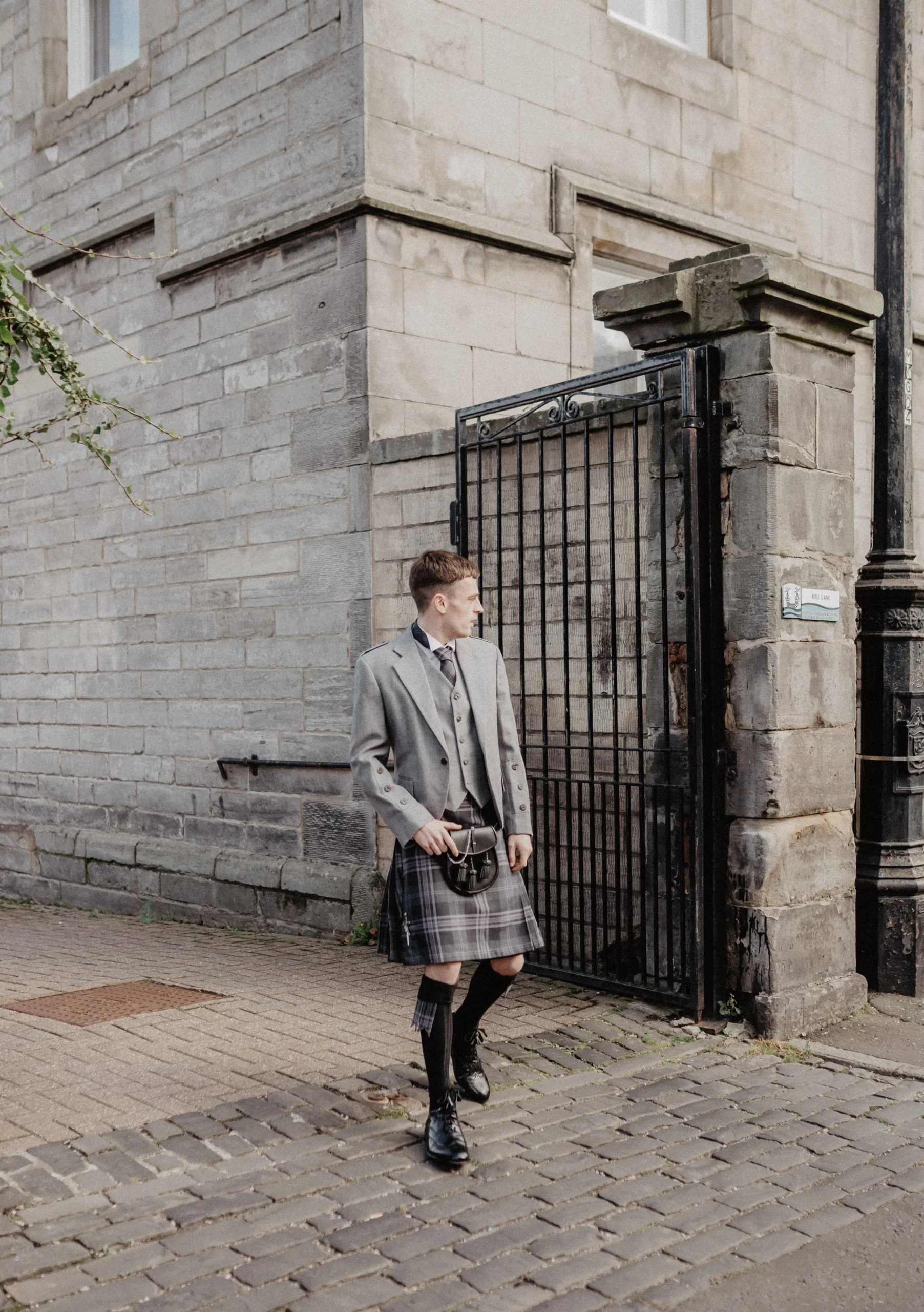 Light Grey Braemar Jacket & Vest - Image 6