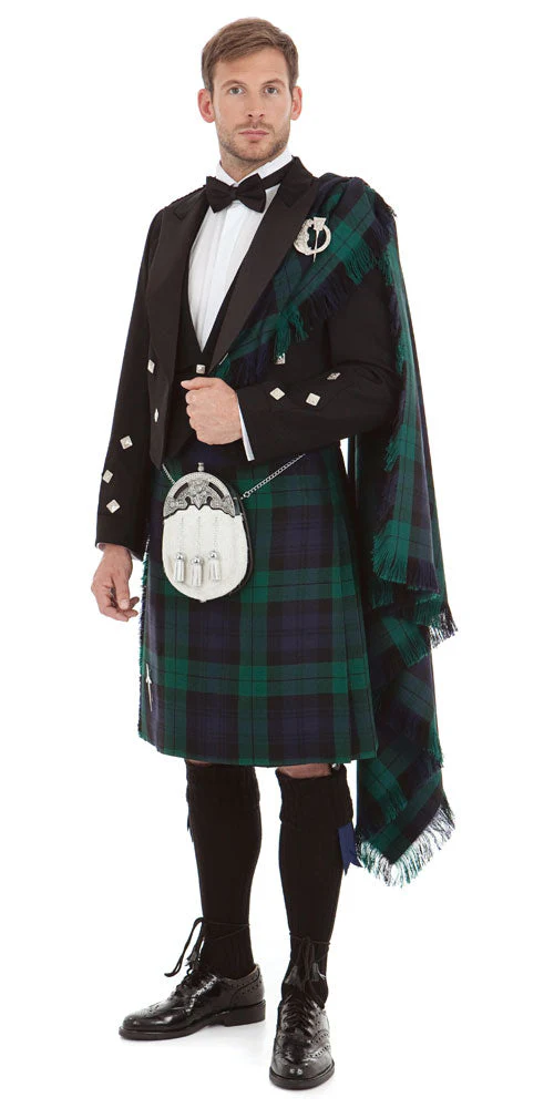 Kilt Society Essential - Men's Complete Fly Plaid Prince Charlie Package