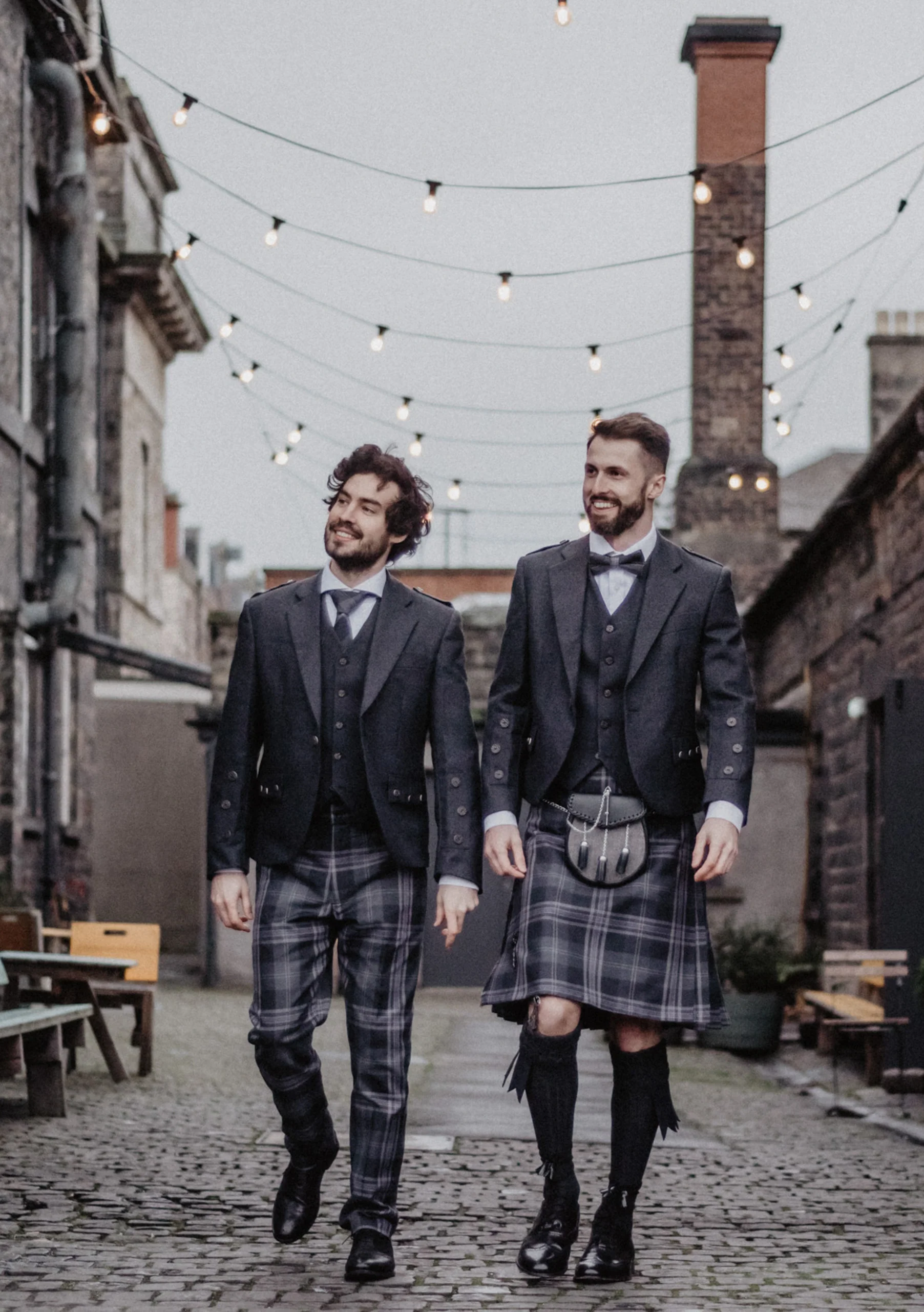 Persevere Flint Grey Tartan Trews - Image 4