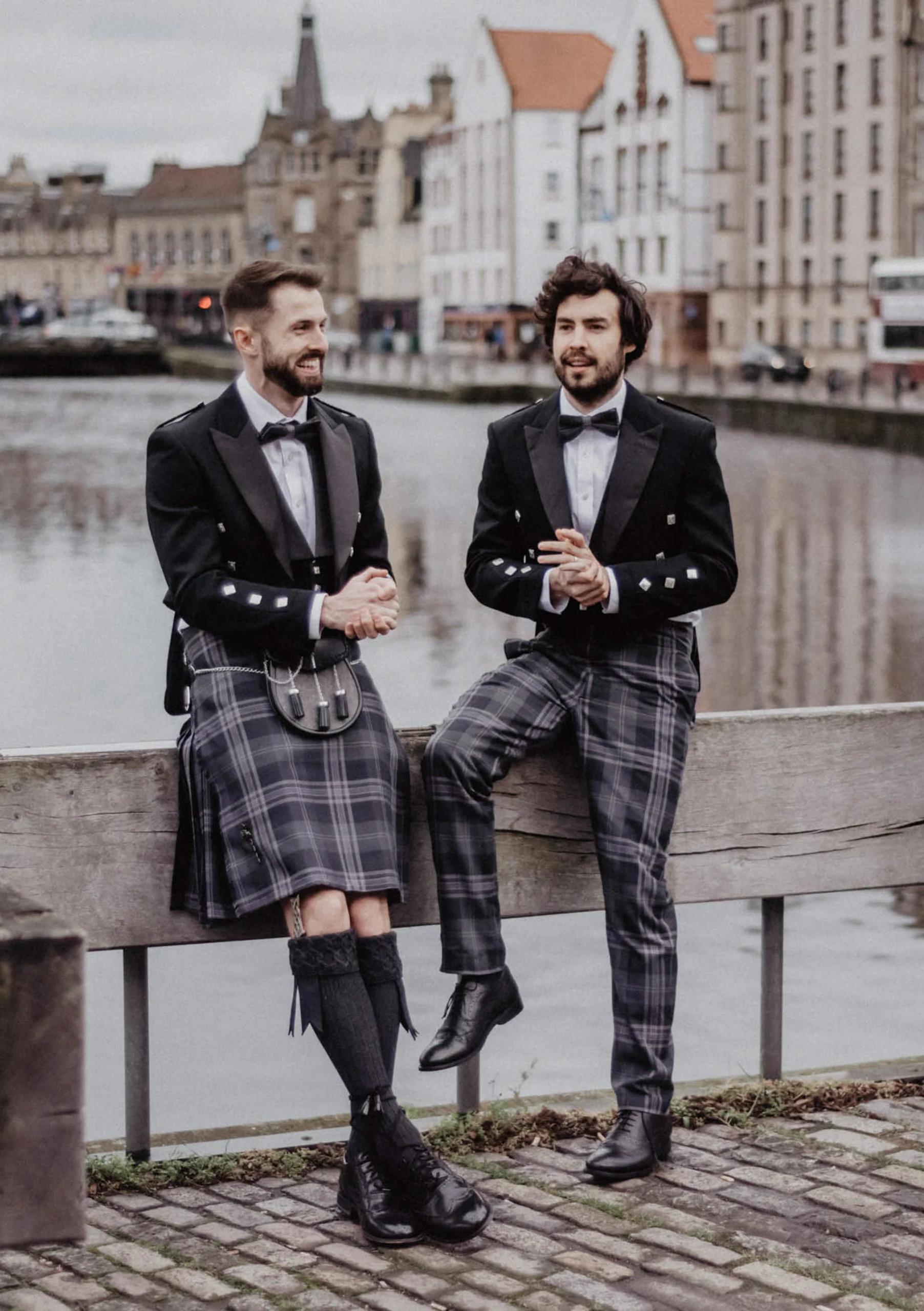 Persevere Flint Grey Tartan Trews - Image 5