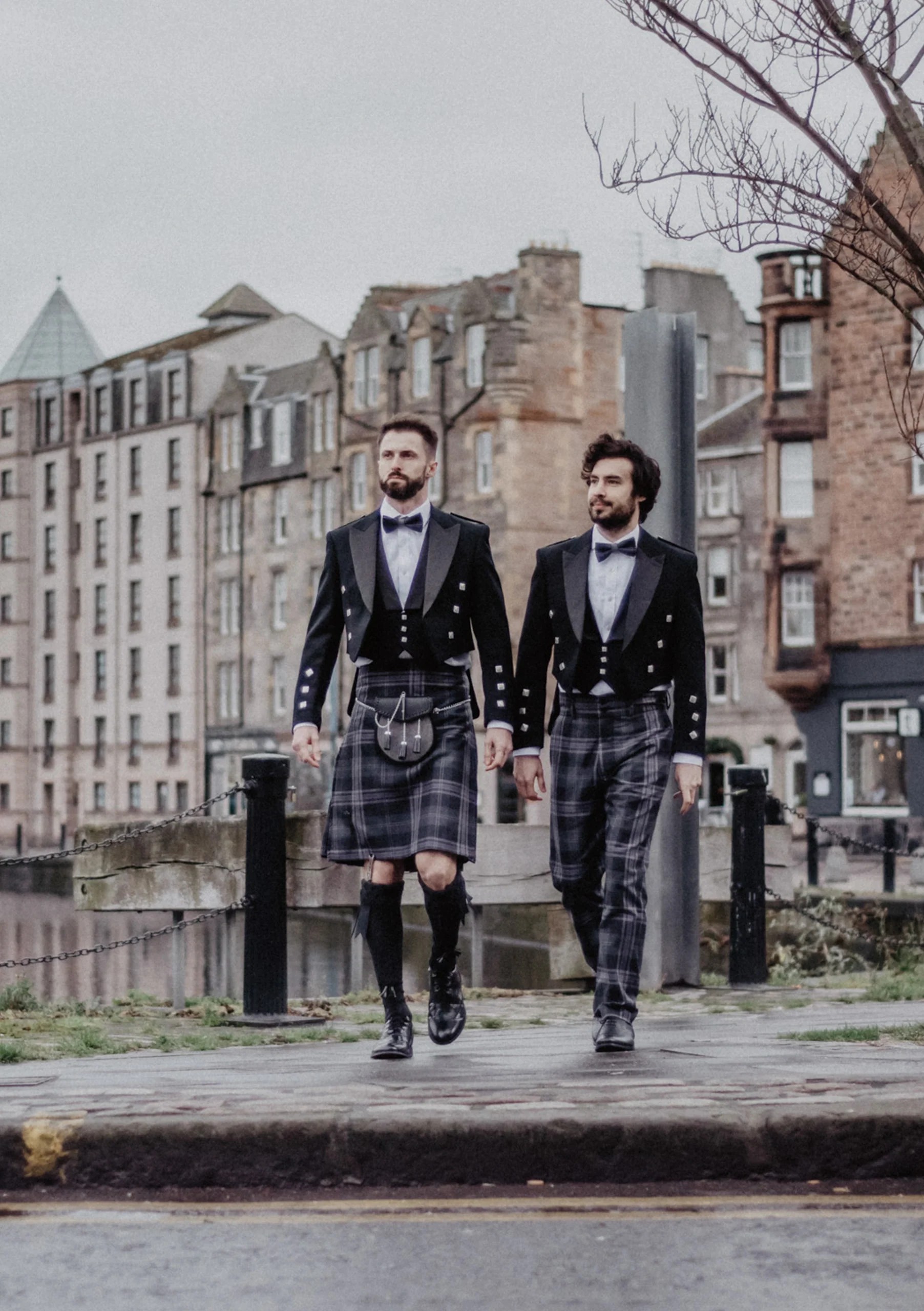 Prince Charlie Kilt Outfit - Persevere Flint Grey - Image 7