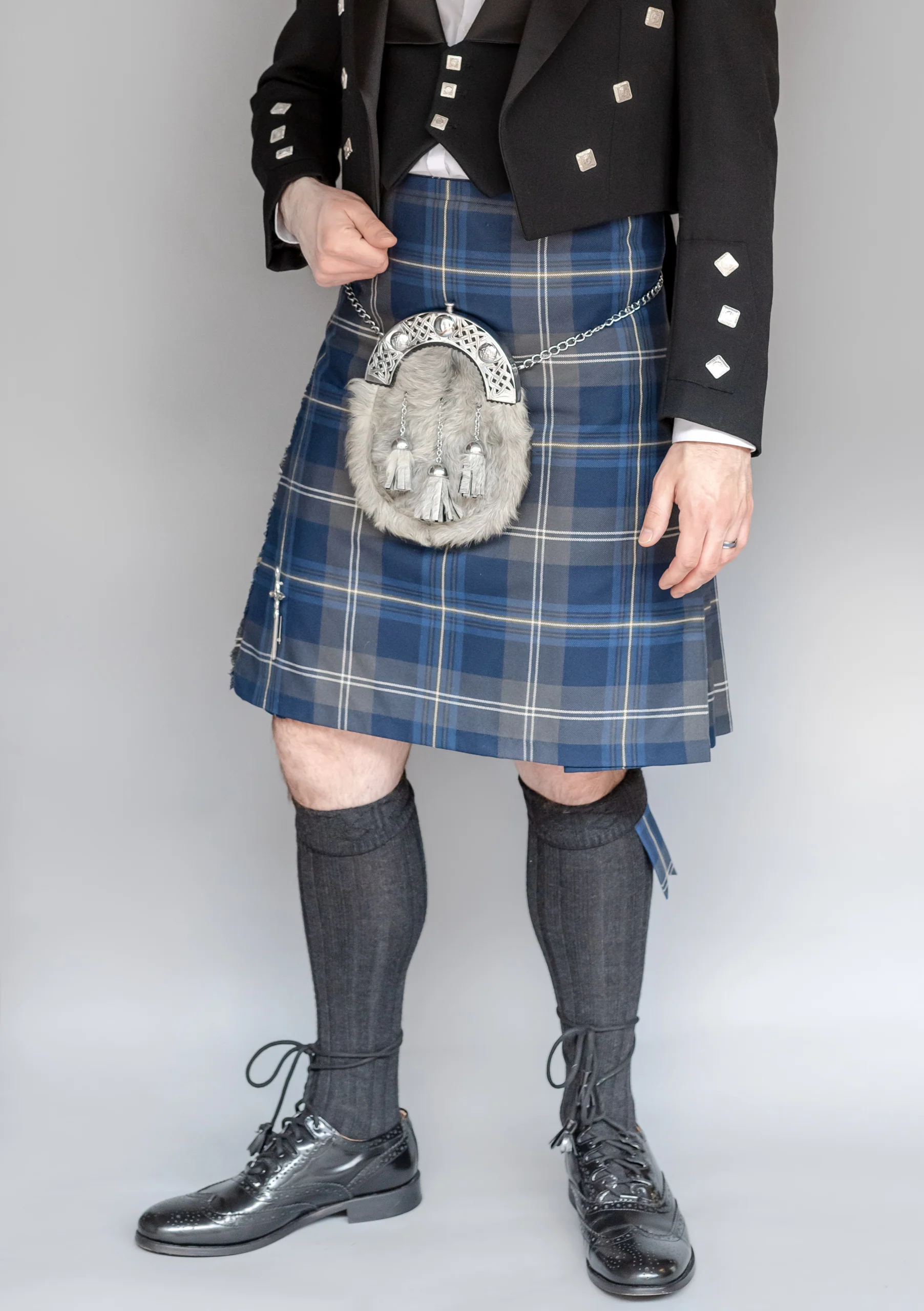 Prince Charlie Kilt Outfit - Persevere Moss Navy - Image 5
