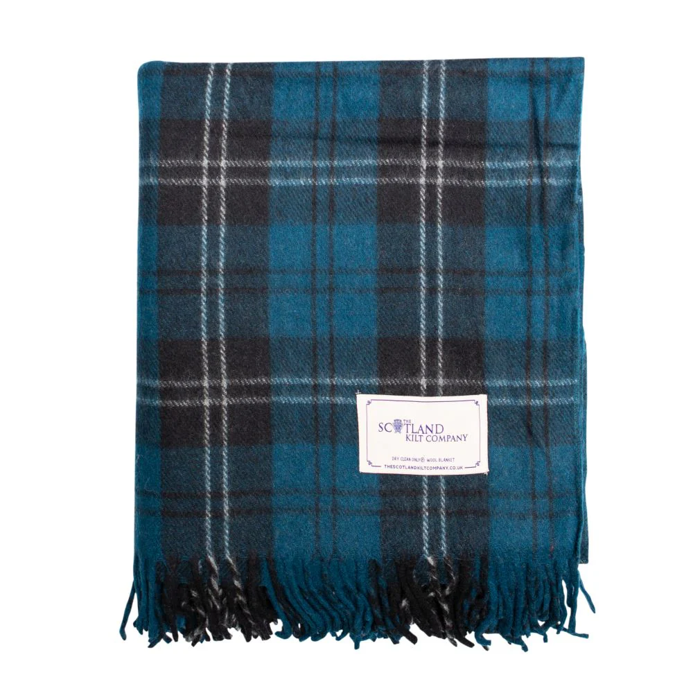 Wool Tartan Blanket - 60'' x 70'' - 23 Tartans - Image 3
