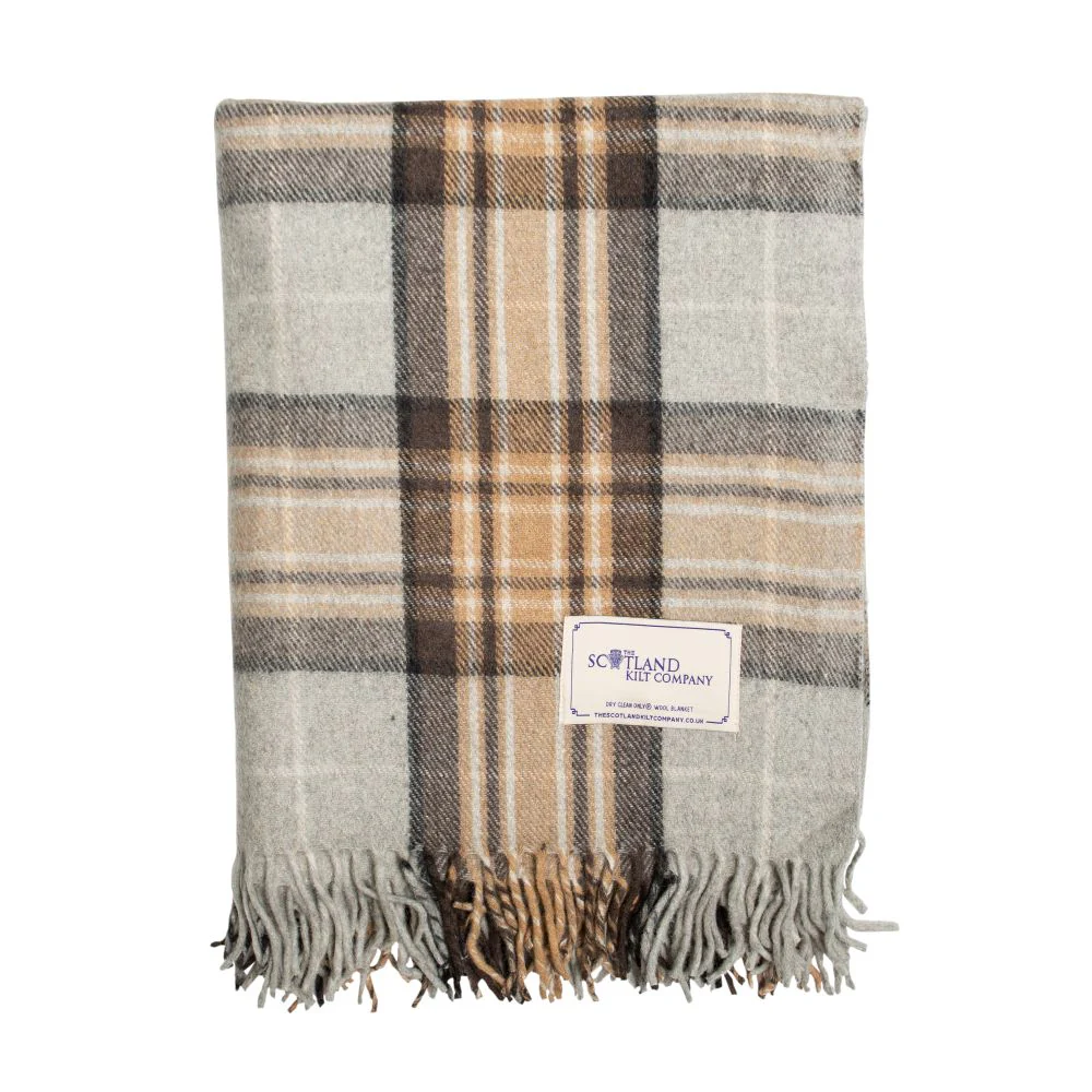 Wool Tartan Blanket - 60'' x 70'' - 23 Tartans - Image 5
