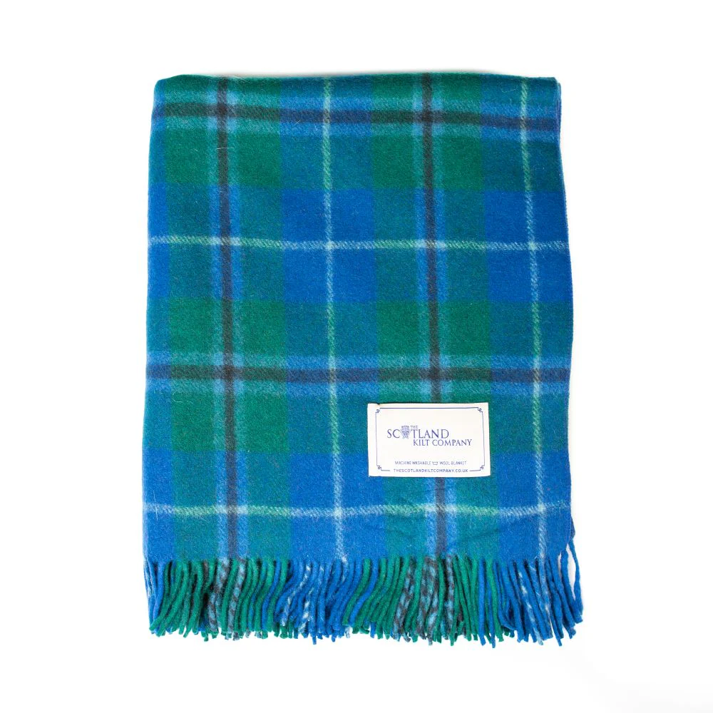 Wool Tartan Blanket - 60'' x 70'' - 23 Tartans - Image 6