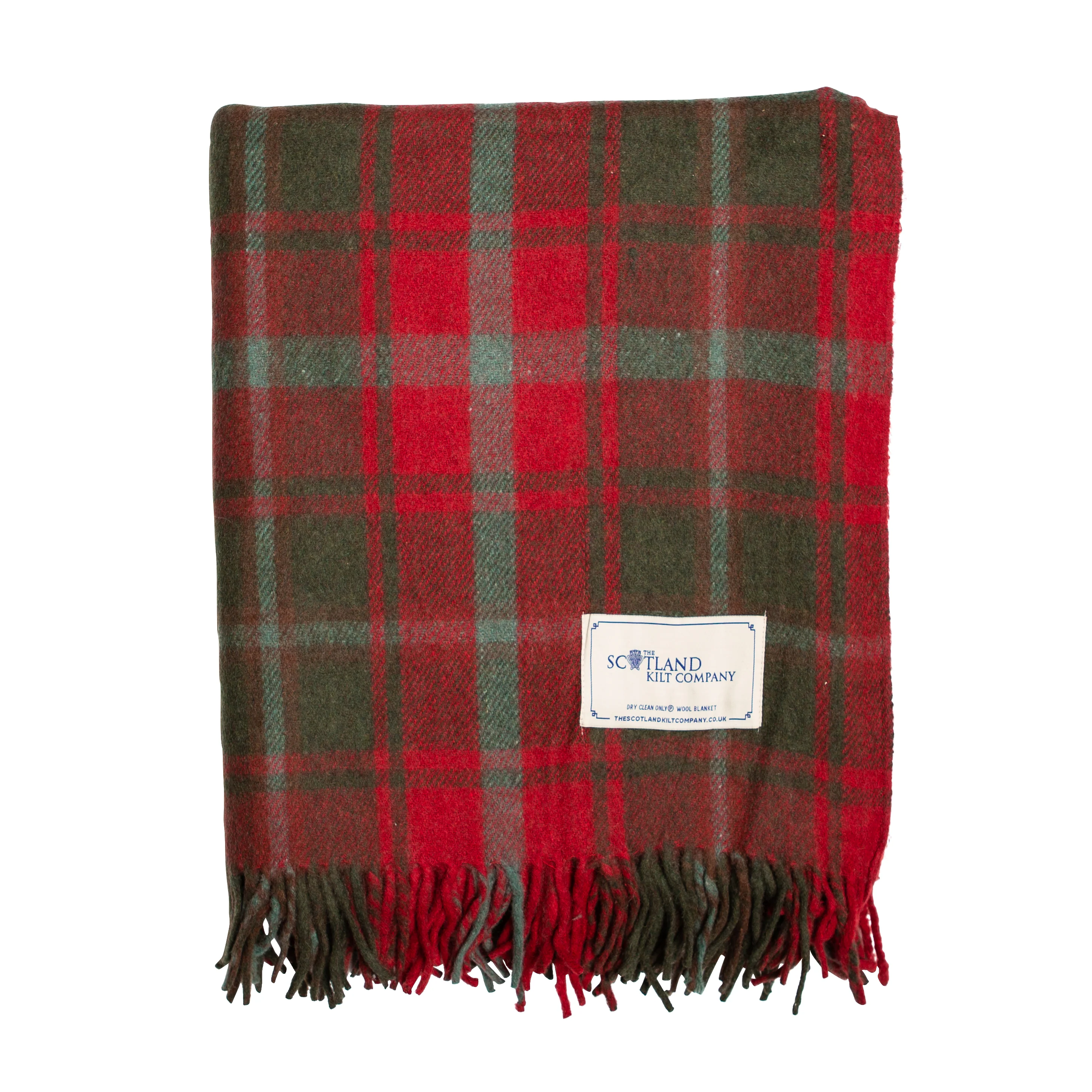 Wool Tartan King Size Blanket - 69'' x 98'' - 10 Tartans - Image 10