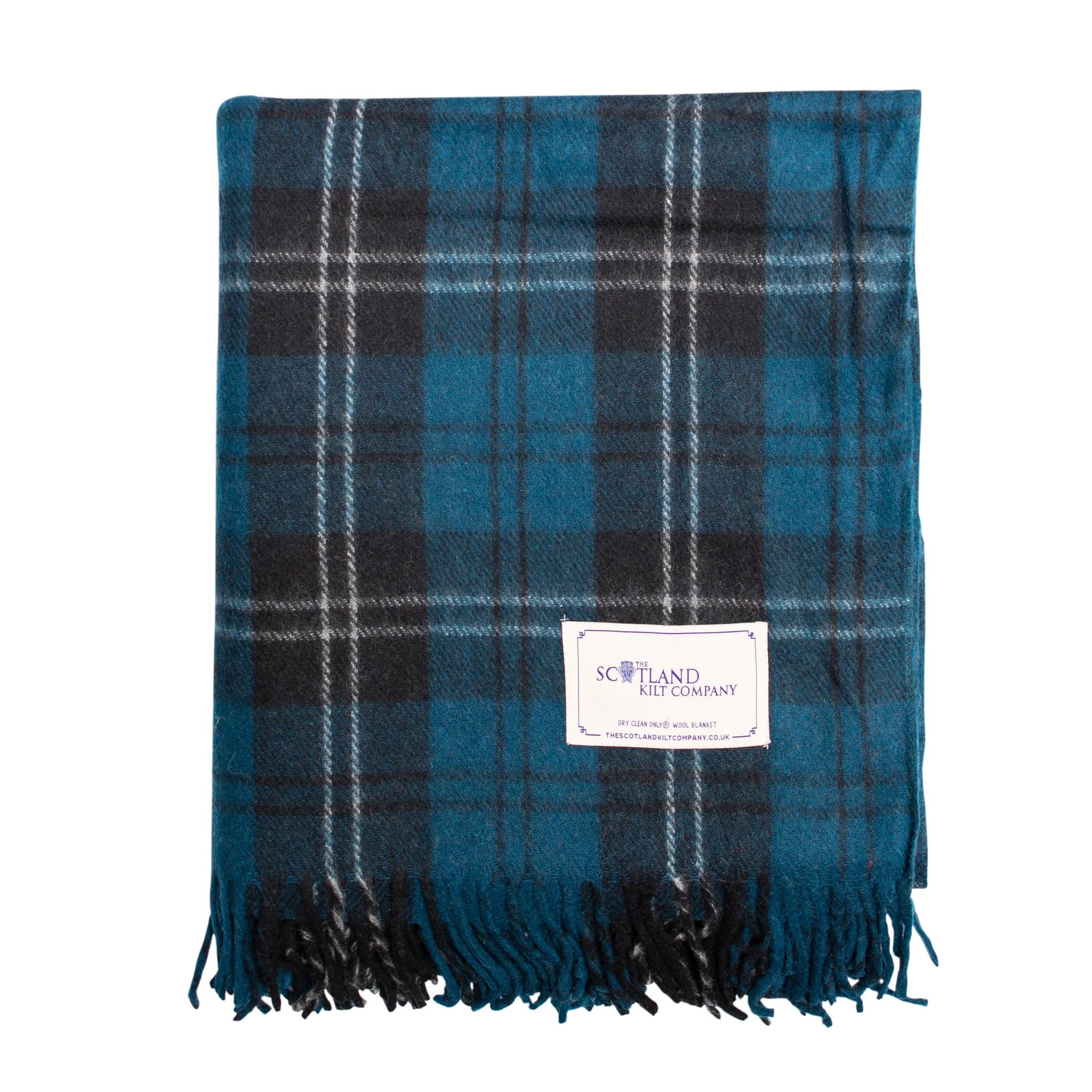 Wool Tartan King Size Blanket - 69'' x 98'' - 10 Tartans - Image 11