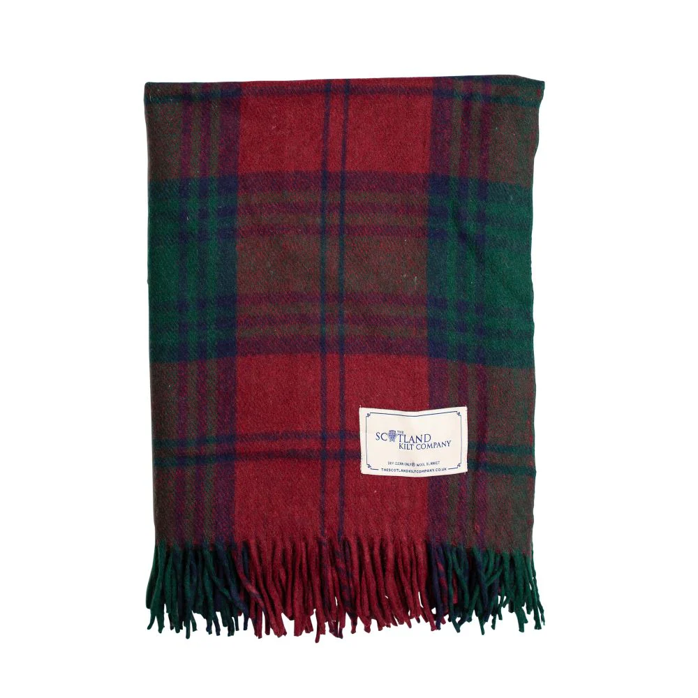 Wool Tartan Knee Blanket - 36'' x 59'' - 24 Tartans - Image 21