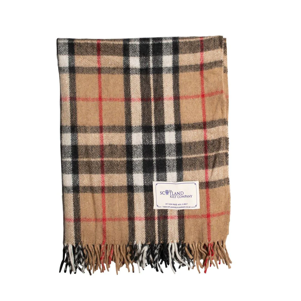 Wool Tartan Knee Blanket - 36'' x 59'' - 24 Tartans - Image 4