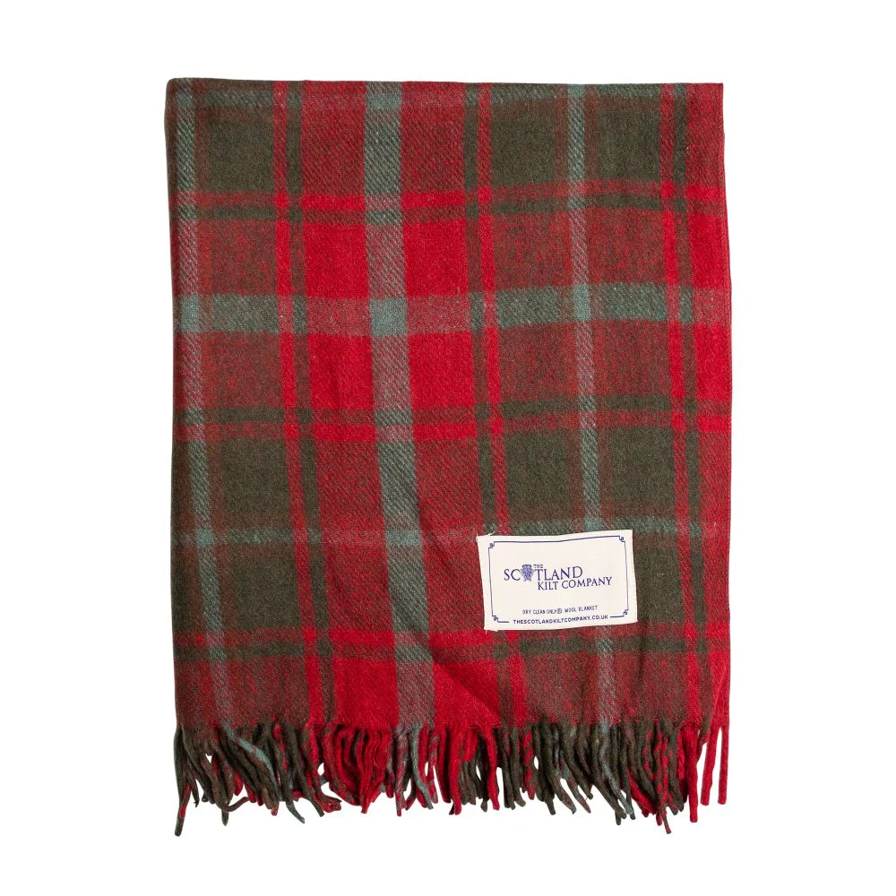 Wool Tartan Knee Blanket - 36'' x 59'' - 24 Tartans - Image 7