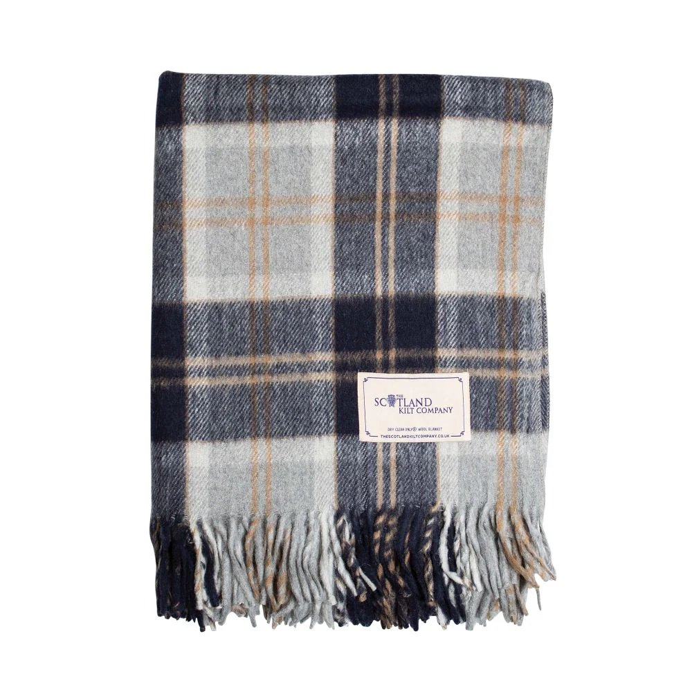 Wool Tartan Knee Blanket - 36'' x 59'' - 24 Tartans - Image 8