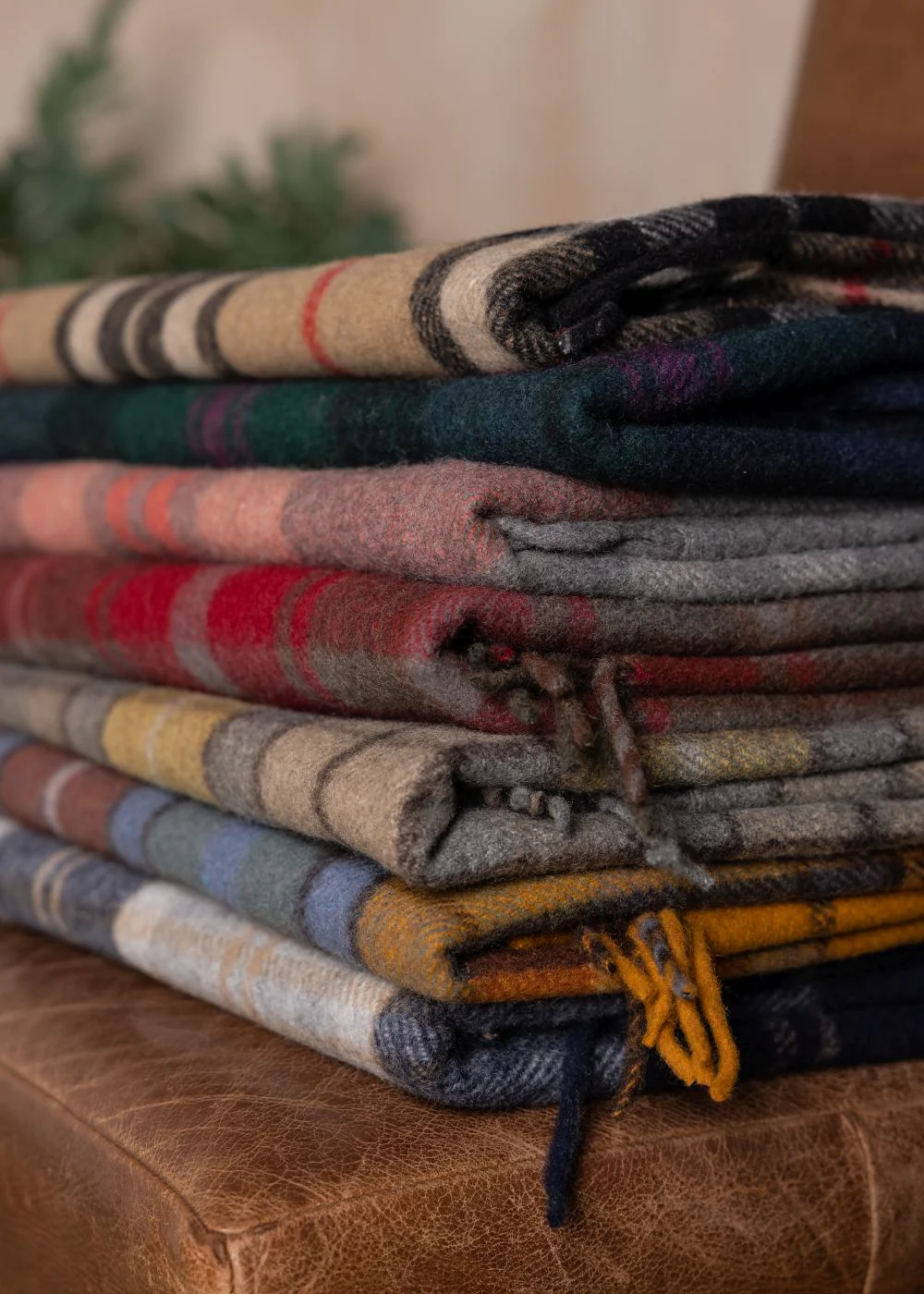 Wool Tartan Lap Blanket - 29'' x 70'' - 13 Tartans