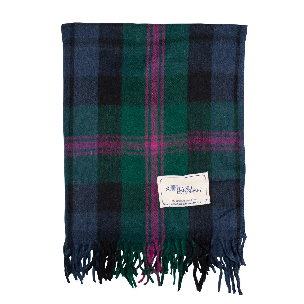 Wool Tartan Lap Blanket - 29'' x 70'' - 13 Tartans - Image 12