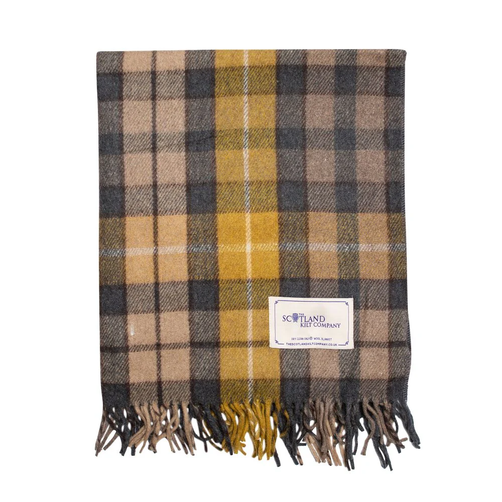 Wool Tartan Lap Blanket - 29'' x 70'' - 13 Tartans - Image 2