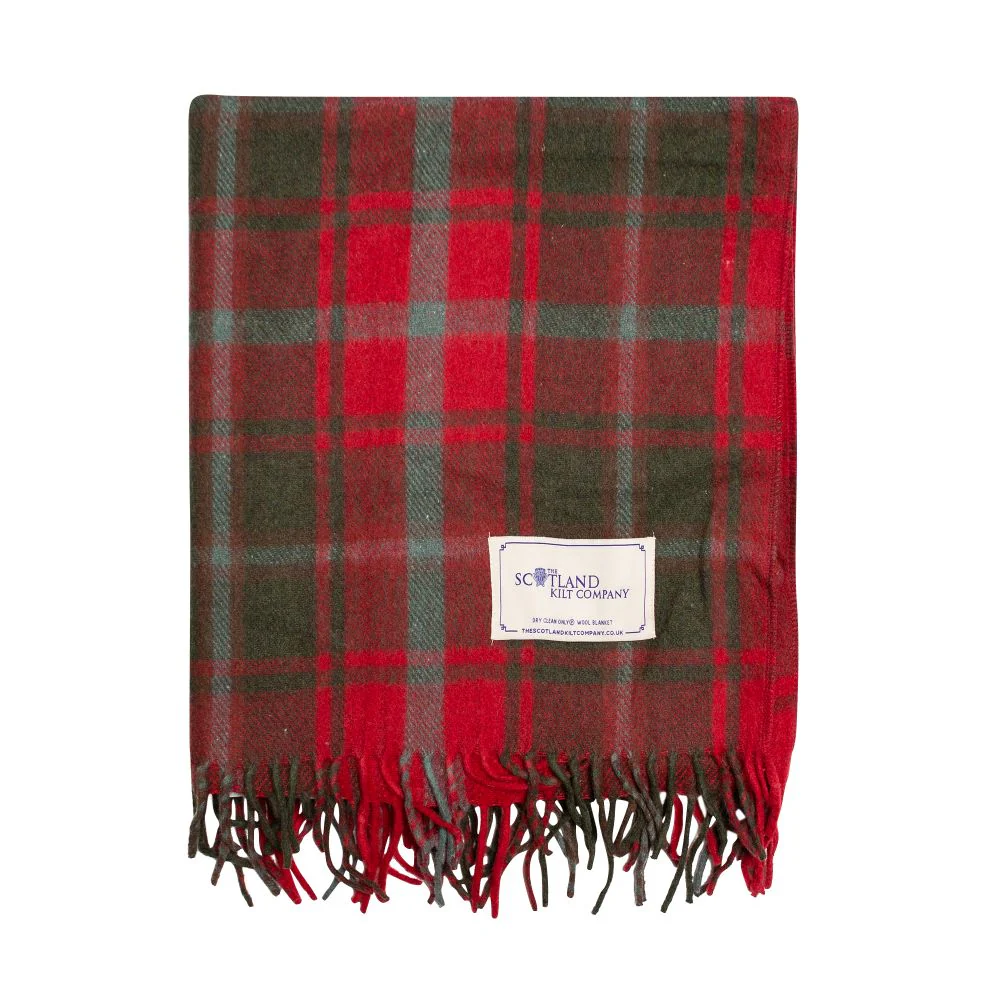 Wool Tartan Lap Blanket - 29'' x 70'' - 13 Tartans - Image 3