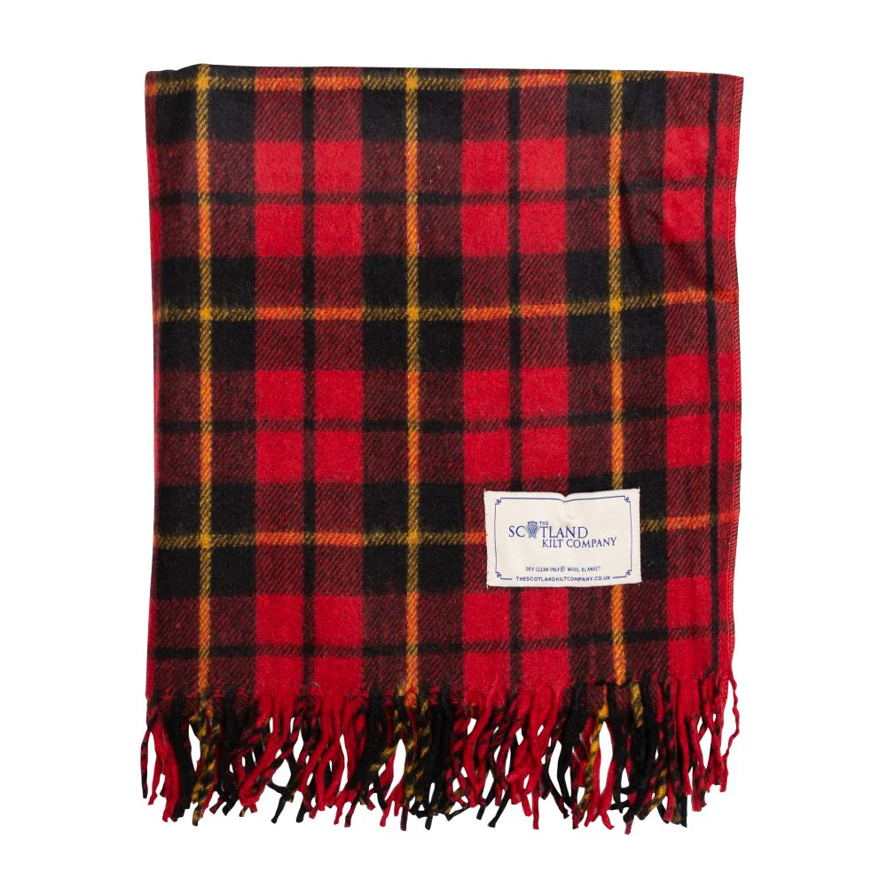 Wool Tartan Lap Blanket - 29'' x 70'' - 13 Tartans - Image 4