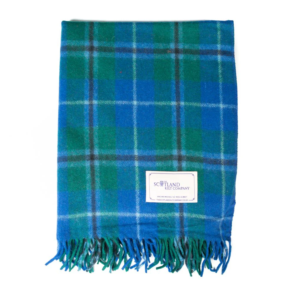 Wool Tartan Lap Blanket - 29'' x 70'' - 13 Tartans - Image 8