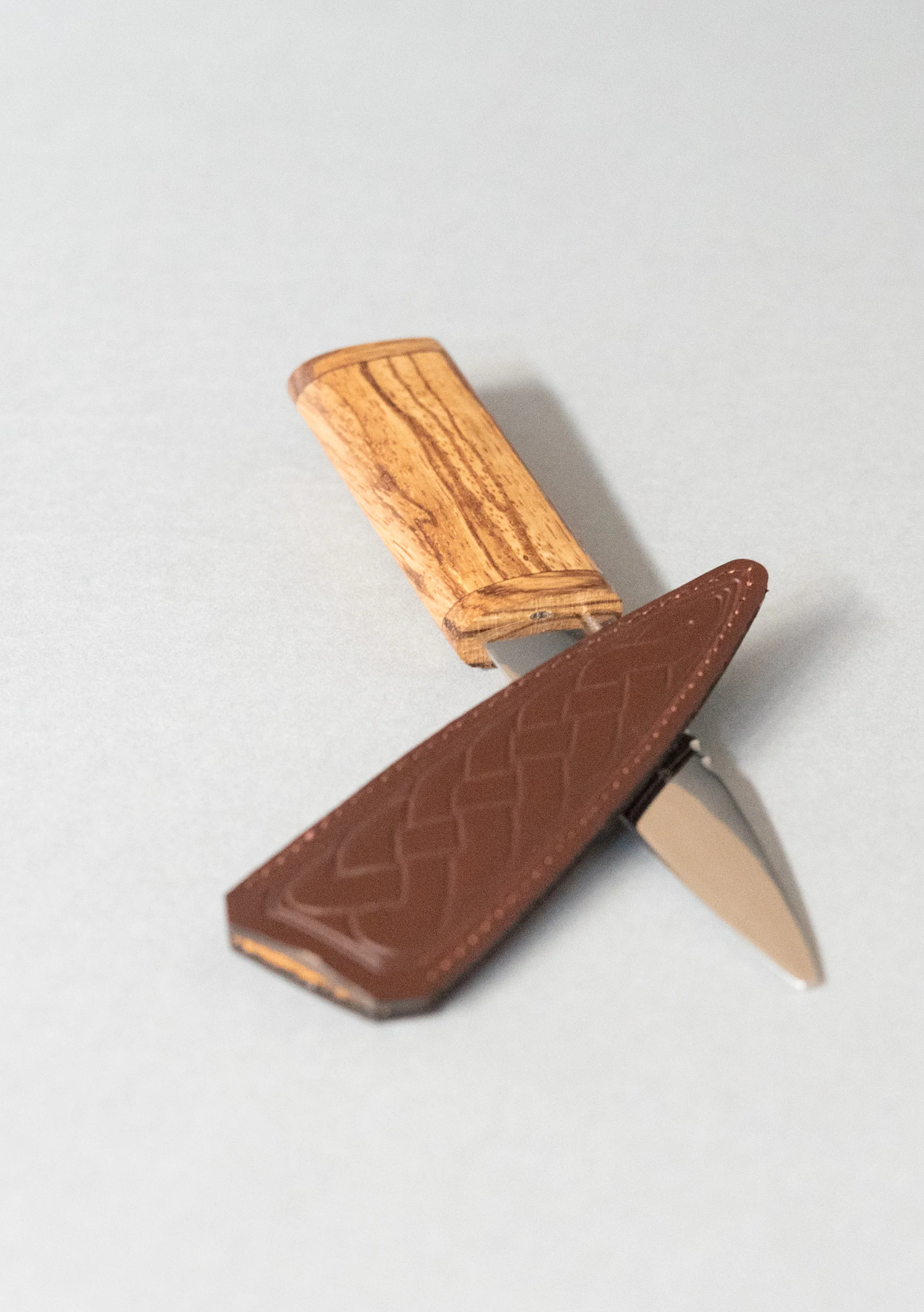 Zebrano Wood Sgian Dubh - Image 4